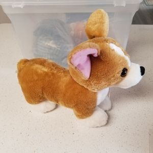 Build-A-Bear Tan and White Corgi Plush